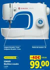 SINGER Machine à coudre M3205