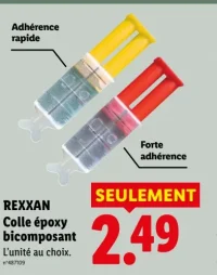 REXXAN Colle époxy bicomposant
