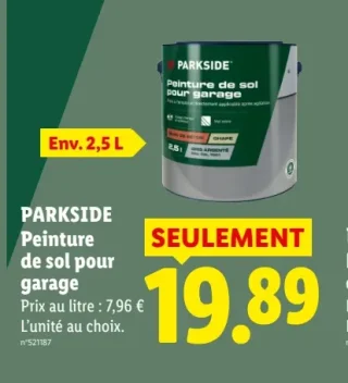 PARKSIDE Peinture de sol pour garage