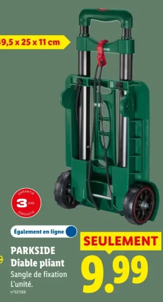 PARKSIDE Diable pliant Sangle de fixation