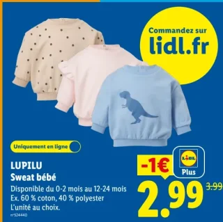 Lupilu Sweat bébé