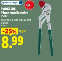 PARKSIDE Pince multifonction 2 en 1