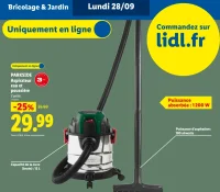 PARKSIDE Aspirateur eau et poussière