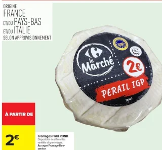 Fromages PRIX ROND Le Marché Perail IGP