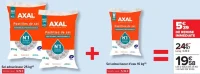 Pastilles de sel pour adoucisseur d'eau Axal (2 sacs de 25 kg + 1 sac de 10 kg)