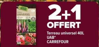 Terreau universel 40L UAB* CARREFOUR