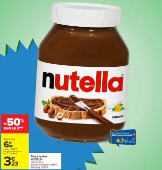 Pâte à tartiner Nutella