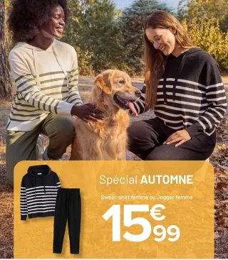 Sweat-shirt femme ou Jogger femme Tex
