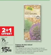 Copeaux de bois naturel CARREFOUR