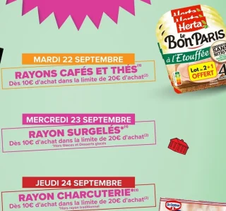 Jambon supérieur Le Bon Paris à l'étouffée Herta