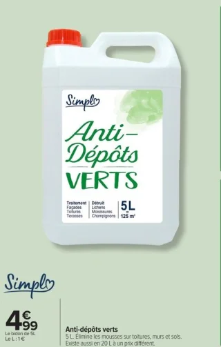 Anti-dépôts verts Simply