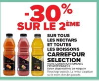 Nectars et boissons Carrefour Selection