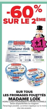 Fromages fouettés Madame Loïk Paysan Breton
