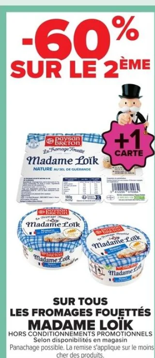Fromages fouettés Madame Loïk Paysan Breton