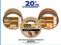 Rubans adhésifs 3M Scotch