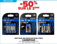 Piles i-Tech Carrefour
