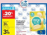 Mochis glacés Carrefour Sensation