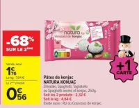Pâtes de konjac NATURA KONJAC
