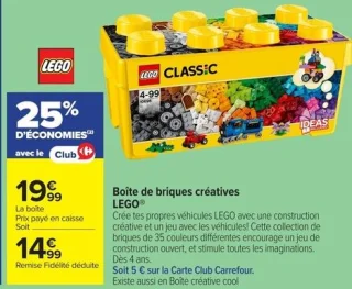 Boîte de briques créatives LEGO® Classic