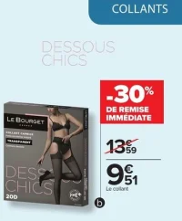 Collant dessous chics caprice 20D Le Bourget