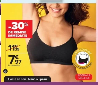 Brassière bretelles fines " Skinwear " Le Bourget