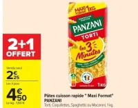 Pâtes cuisson rapide "Maxi Format" PANZANI
