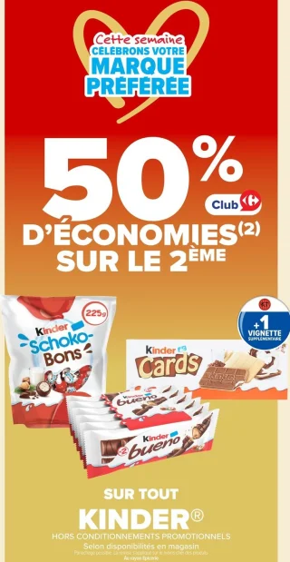 Sur tout Kinder