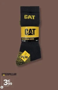 Mi-chaussettes homme Caterpillar