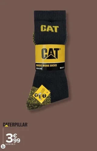Mi-chaussettes homme Caterpillar