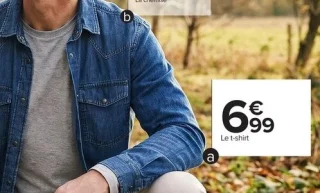 T-shirt manches longues homme Tex
