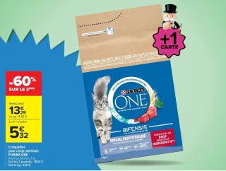 Croquettes pour chats stérilisés PURINA ONE