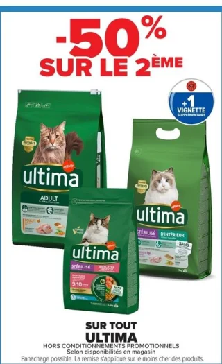 Aliments pour chats Ultima