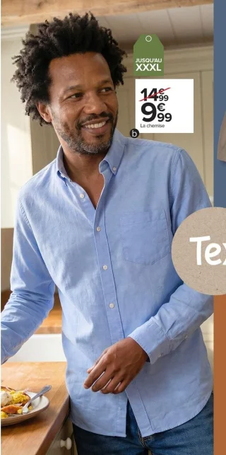 Chemise oxford homme Tex