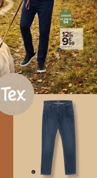 Pantalon chino homme Tex