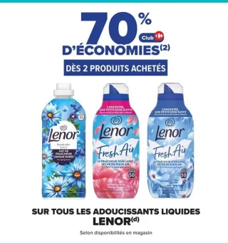 Adoucissants liquides Lenor