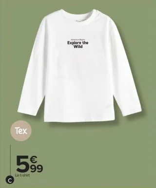 T-shirt garçon Tex