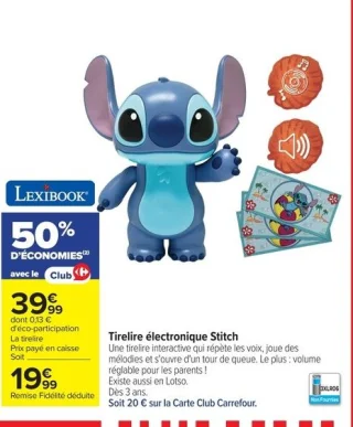Tirelire électronique Stitch Lexibook