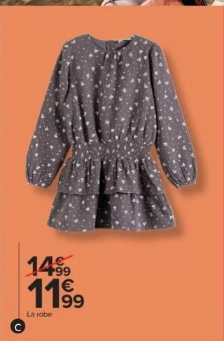 Robe fille Tex