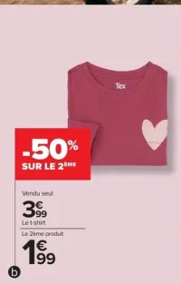 T-shirt fille Tex