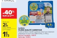 Lardons FILIÈRE QUALITÉ CARREFOUR