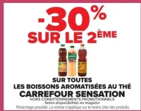 Boissons aromatisées au thé Carrefour Sensation