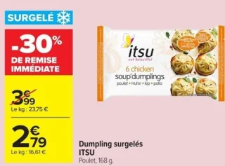 Dumpling surgelés Itsu