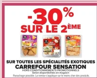 Spécialités exotiques CARREFOUR SENSATION