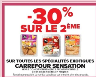 Spécialités exotiques CARREFOUR SENSATION