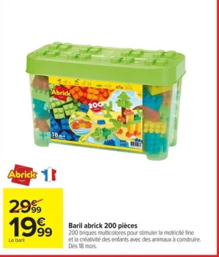 Baril abrick 200 pièces
