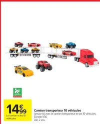 Camion transporteur 10 véhicules globo Toy & Game