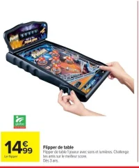 Flipper de table globo Toy & Game