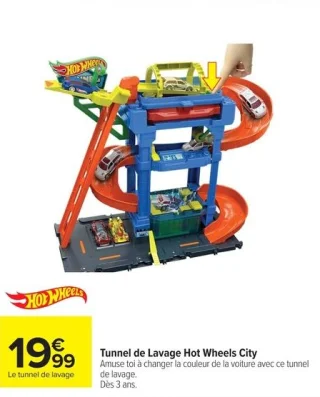 Tunnel de Lavage Hot Wheels City