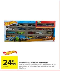 Coffret de 20 véhicules Hot Wheels