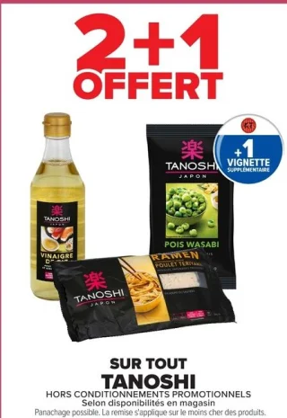 Produits Tanoshi au choix